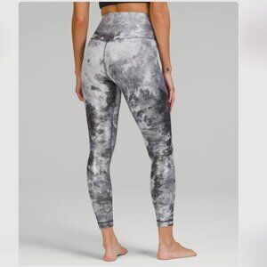 NWT Lululemon Align High-Rise Pant 25" Shine, Size 2 – Silver Sparkle